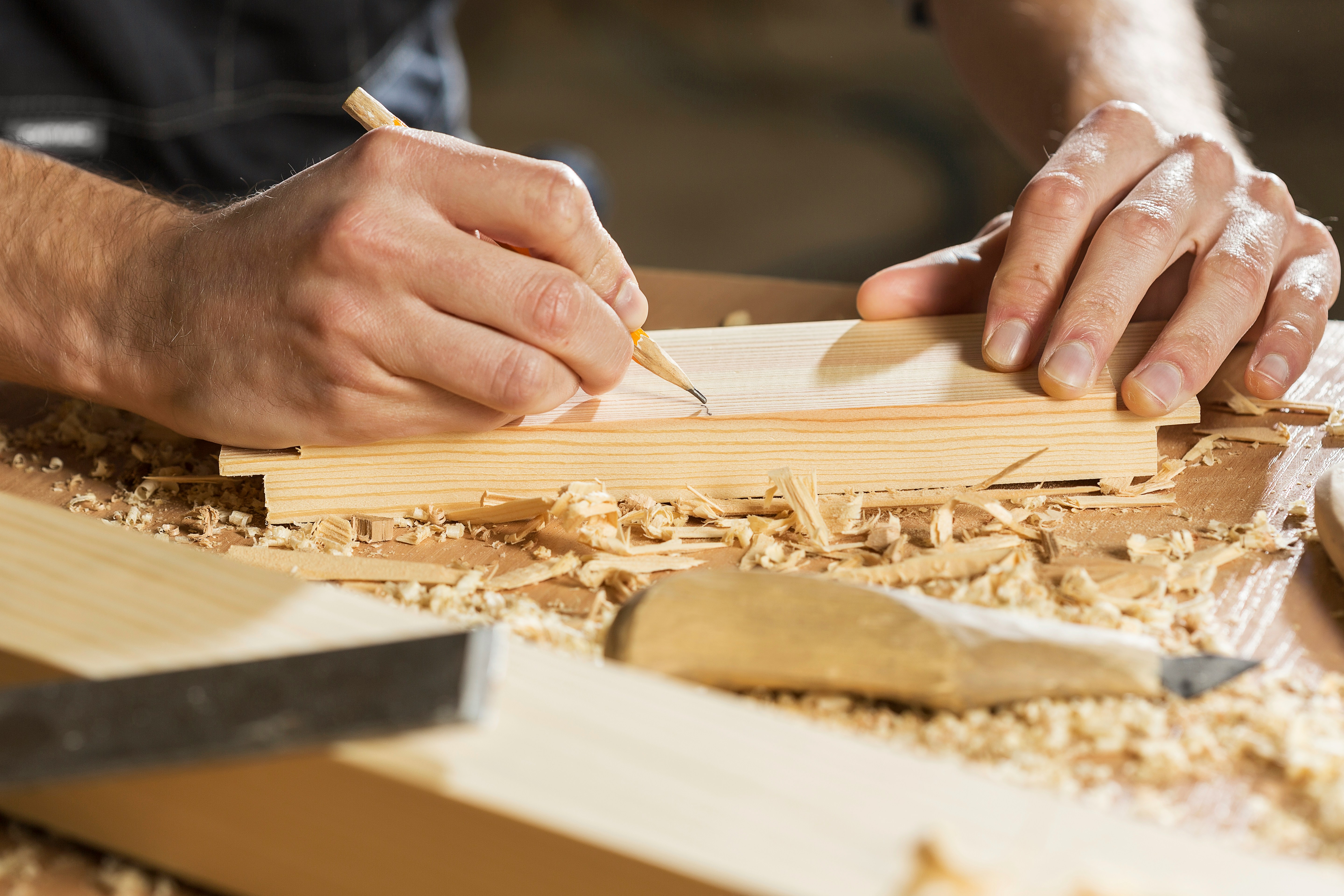 Handcrafted frame detail